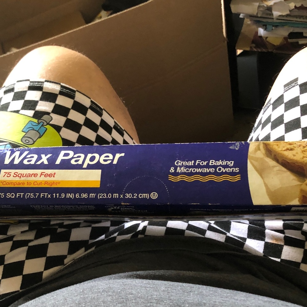 Wax Paper Roll for Baking and Microwave Use - White